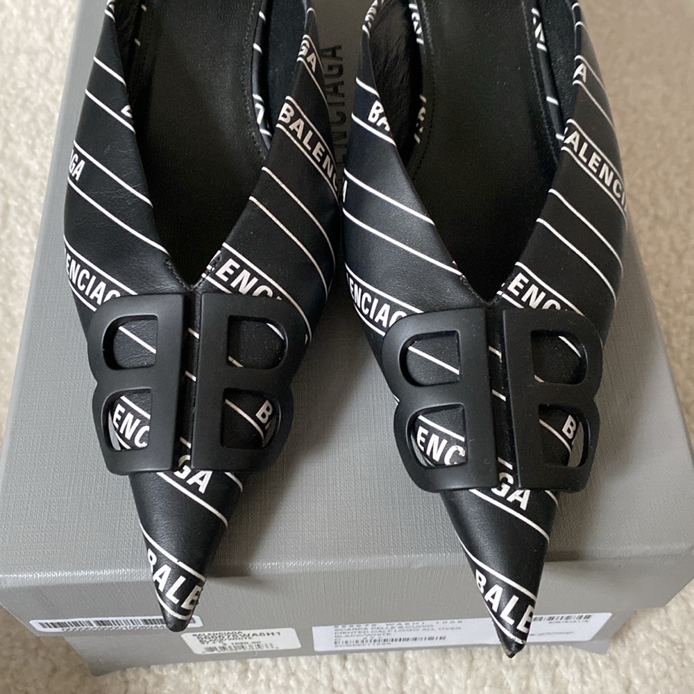 Balenciaga logo heels